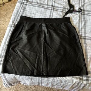 Faux Leather Skirt